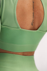 BEZŠVOVÝ TOP ELIME ULTIMATE SHAPES MATCHA