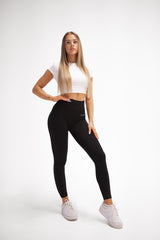 BEZŠVOVÉ LEGÍNY ELIME ULTIMATE SHAPES BLACK