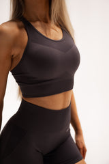 ŠPORTOVÁ PODPRSENKA ELIME ULTIMATE SHAPES DARK GREY