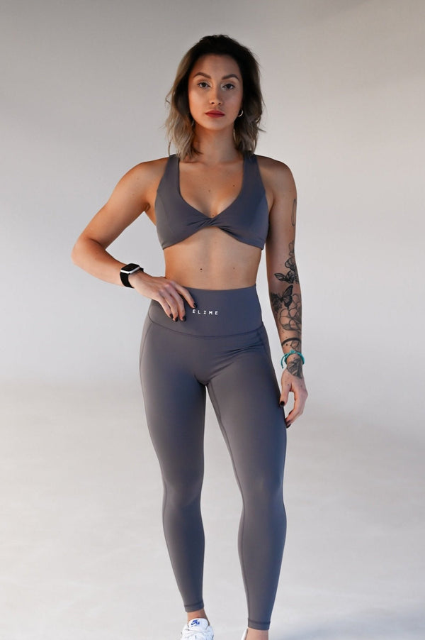 ŠPORTOVÁ PODPRSENKA ELIME TWIST ESSENCE - GREY