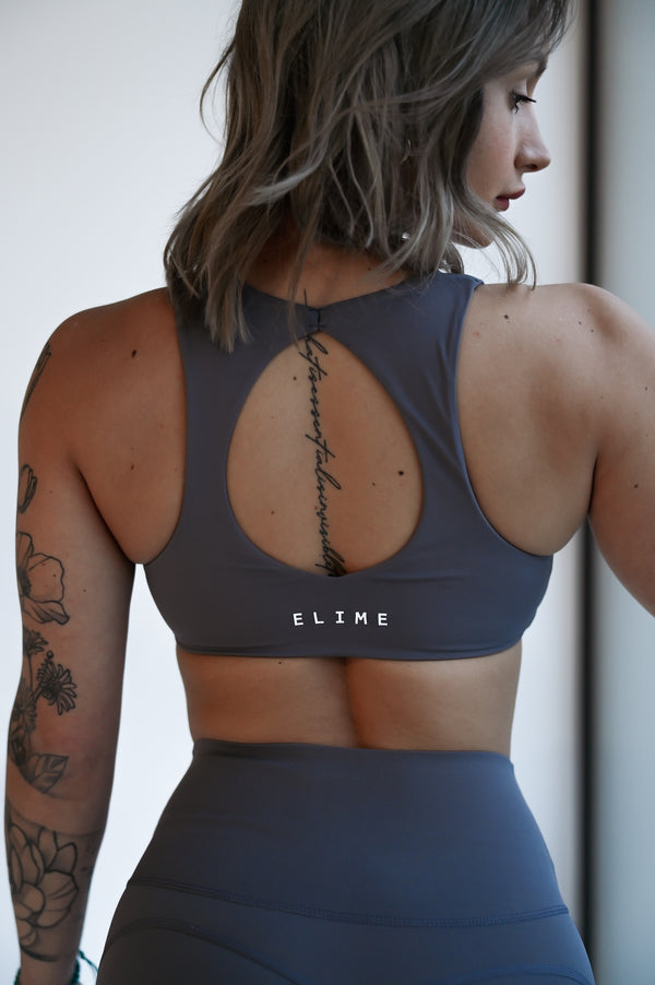 ŠPORTOVÁ PODPRSENKA ELIME TWIST ESSENCE - GREY