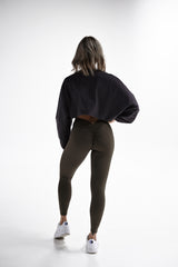 ELIME WIDE CROP-TOP DARK GREY