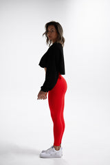 ELIME WIDE CROP-TOP BLACK