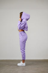 CROP TOP HEAVY ELIME - PURPLE