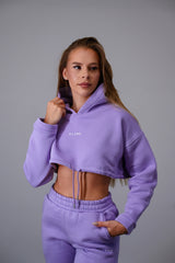 CROP TOP HEAVY ELIME - PURPLE