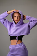 CROP TOP HEAVY ELIME - PURPLE
