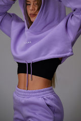 CROP TOP HEAVY ELIME - PURPLE