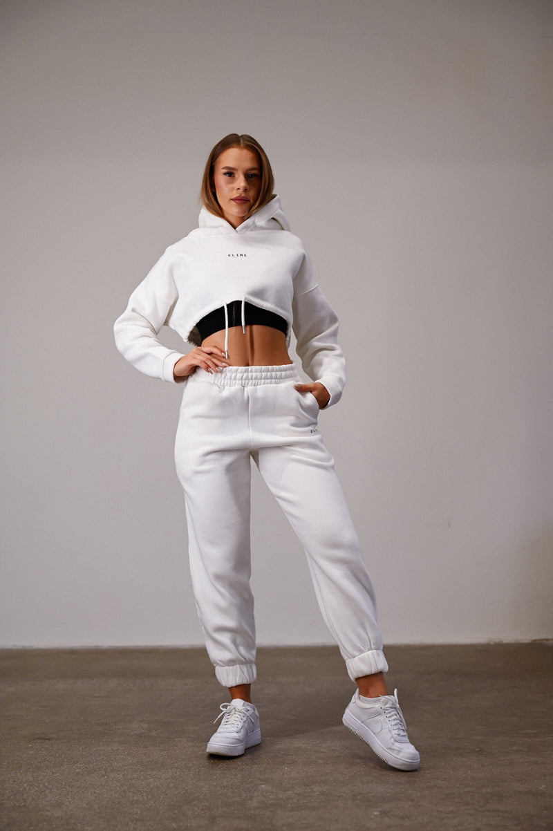 TEPLÁKY HEAVY ELIME - WHITE