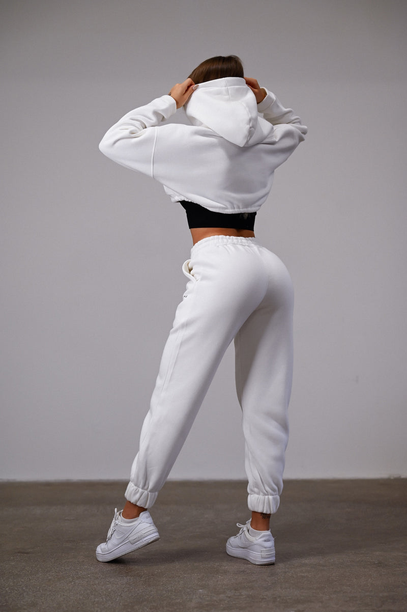 TEPLÁKY HEAVY ELIME - WHITE