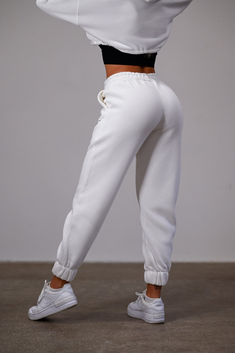 TEPLÁKY HEAVY ELIME - WHITE