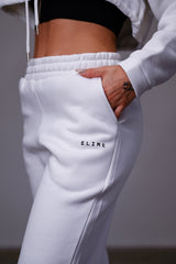 TEPLÁKY HEAVY ELIME - WHITE