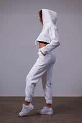 TEPLÁKY HEAVY ELIME - WHITE