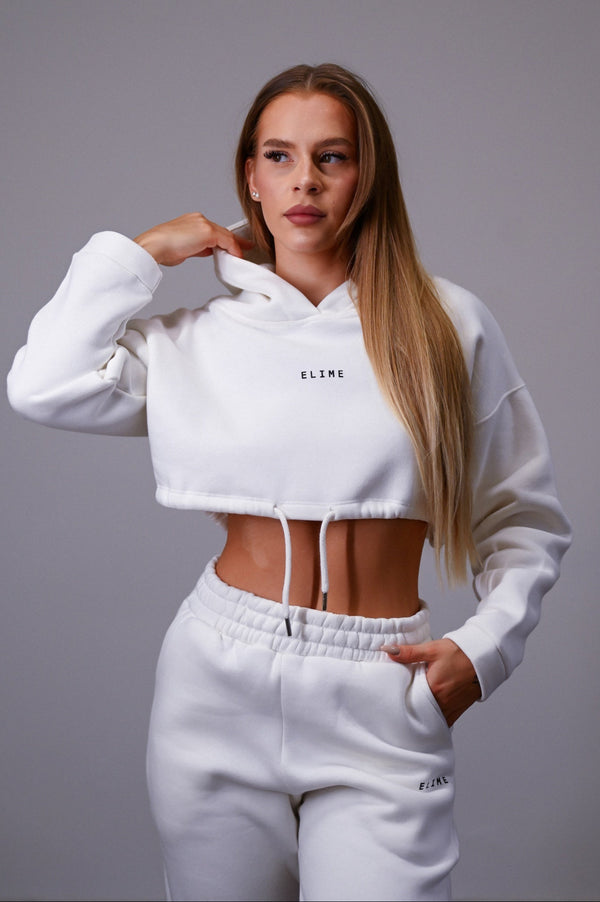 CROP TOP HEAVY ELIME - WHITE