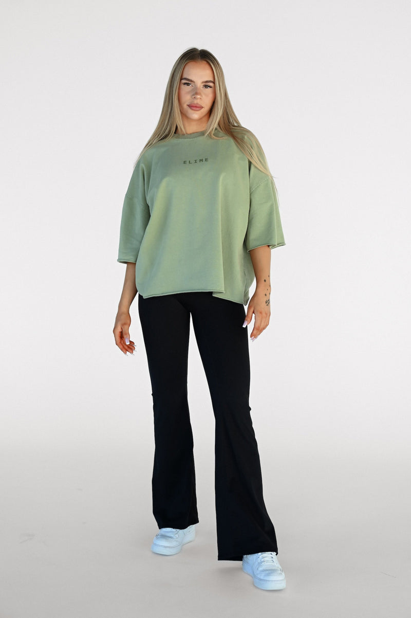 ELIME ESSENTIAL OVERSIZED FIT TRIČKO - GREEN