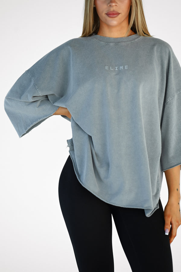 ELIME ESSENTIAL OVERSIZED FIT TRIČKO - GREY