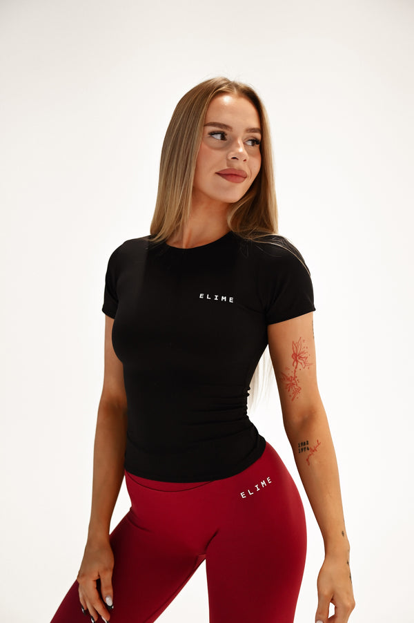 TSHIRT ELIME ACTIVE BLACK