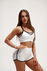 ŠORTKY ELIME ALLURE SCRUNCH - WHITE