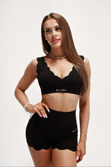 ELIME BLACK WAVE DUAL SHOULDER ŠPORTOVÁ PODPRSENKA