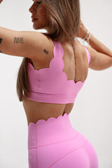 ELIME PINK WAVE DUAL SHOULDER ŠPORTOVÁ PODPRSENKA