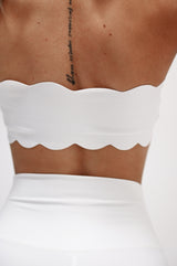ELIME WHITE WAVE STRAPLESS ŠPORTOVÁ PODPRSENKA