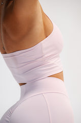 ŠPORTOVÁ PODPRSENKA ELIME PURE SCRUNCH - BABY PINK