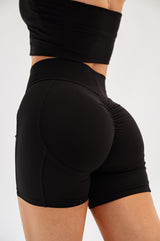 ŠORTKY ELIME PURE SCRUNCH - BLACK