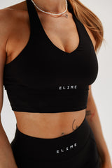 ŠPORTOVÁ PODPRSENKA ELIME PURE SCRUNCH - BLACK