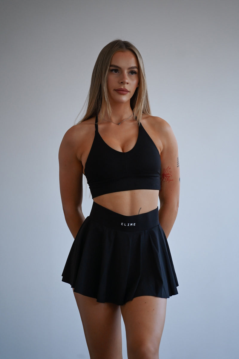 ELIME MOTION SKIRT - BLACK