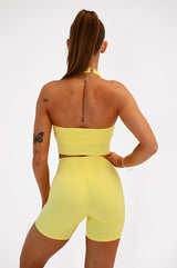 ŠPORTOVÁ PODPRSENKA ELIME PURE SCRUNCH - YELLOW