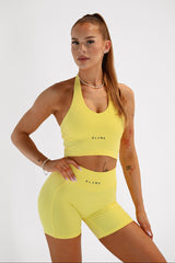 ŠPORTOVÁ PODPRSENKA ELIME PURE SCRUNCH - YELLOW