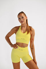 ŠPORTOVÁ PODPRSENKA ELIME PURE SCRUNCH - YELLOW