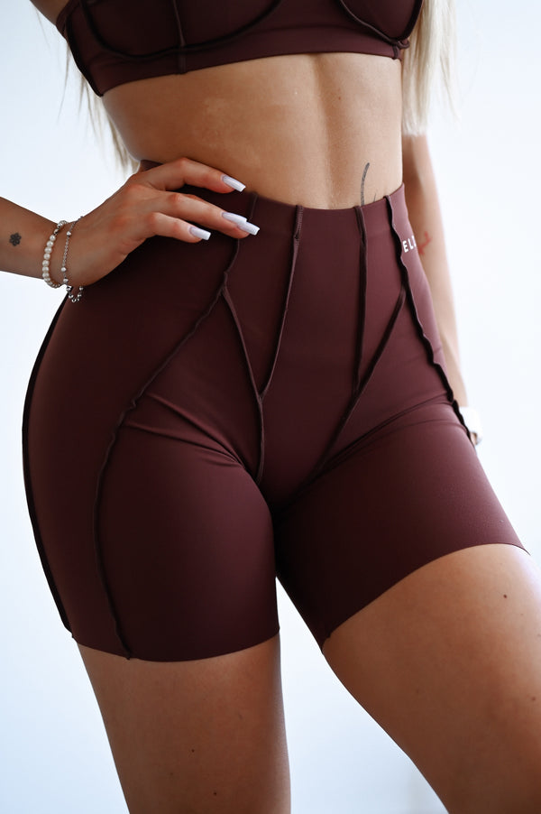 ŠORTKY PREMIUM SHAPE ELIME BROWN
