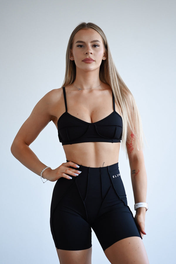 ŠPORTOVÁ PODPRSENKA PREMIUM SHAPE ELIME BLACK