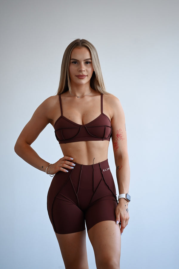 ŠORTKY PREMIUM SHAPE ELIME BROWN
