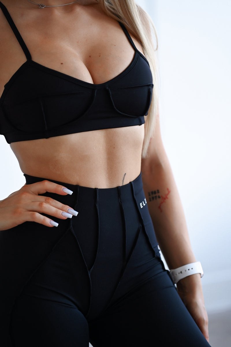 ŠPORTOVÁ PODPRSENKA PREMIUM SHAPE ELIME BLACK