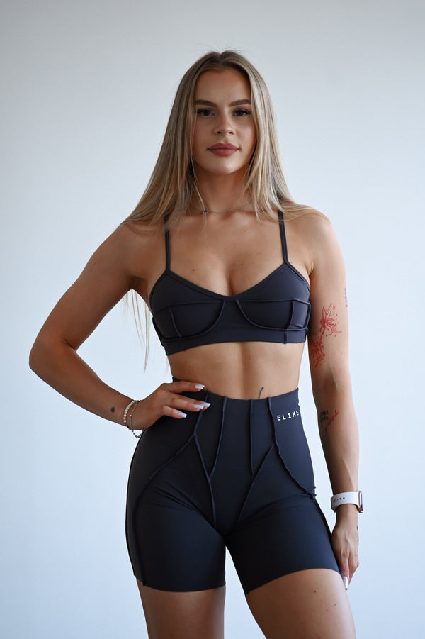 ŠPORTOVÁ PODPRSENKA PREMIUM SHAPE ELIME ANTRACIT