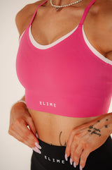 ELIME SEAMLESS ŠPORTOVÁ PODPRSENKA PINK