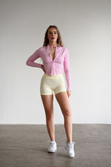 ELIME SHAPEWEAR TOP JACKET - PINK