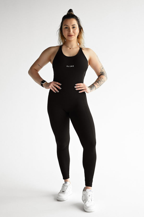 OVERAL SCRUNCH STRAP ELIME BLACK
