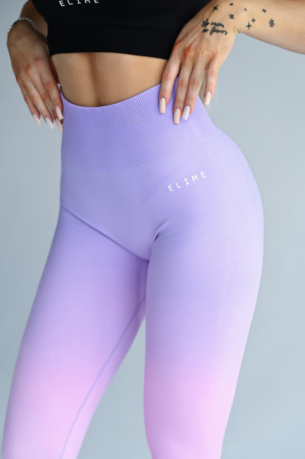 LEGÍNY ELIME FADE FLOW - PURPLE/PINK