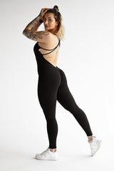 OVERAL SCRUNCH STRAP ELIME BLACK