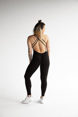OVERAL SCRUNCH STRAP ELIME BLACK