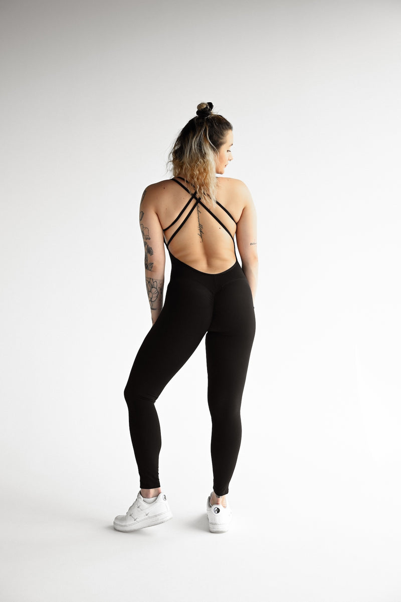 OVERAL SCRUNCH STRAP ELIME BLACK