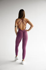 OVERAL SCRUNCH STRAP ELIME PLUM
