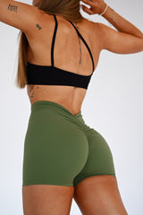 ŠORTKY ELIME MOMENTUM - V-SCRUNCH KHAKI