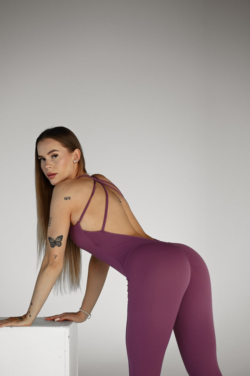 OVERAL SCRUNCH STRAP ELIME PLUM