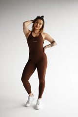OVERAL SCRUNCH STRAP ELIME BROWN