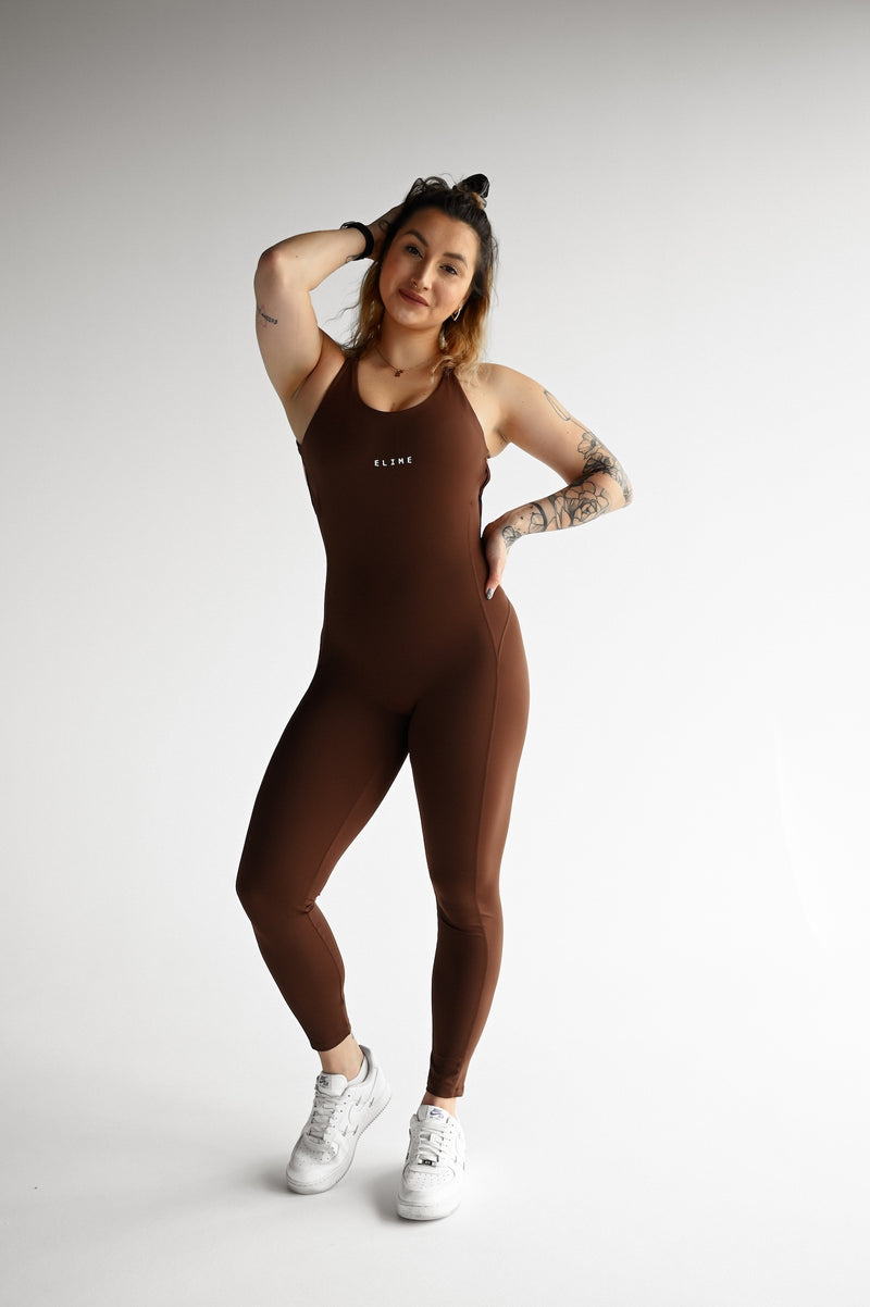 OVERAL SCRUNCH STRAP ELIME BROWN