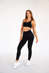 ŠPORTOVÁ PODPRSENKA ELIME ONE SHOULDER CONTOUR BLACK