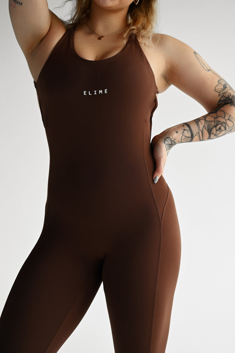 OVERAL SCRUNCH STRAP ELIME BROWN